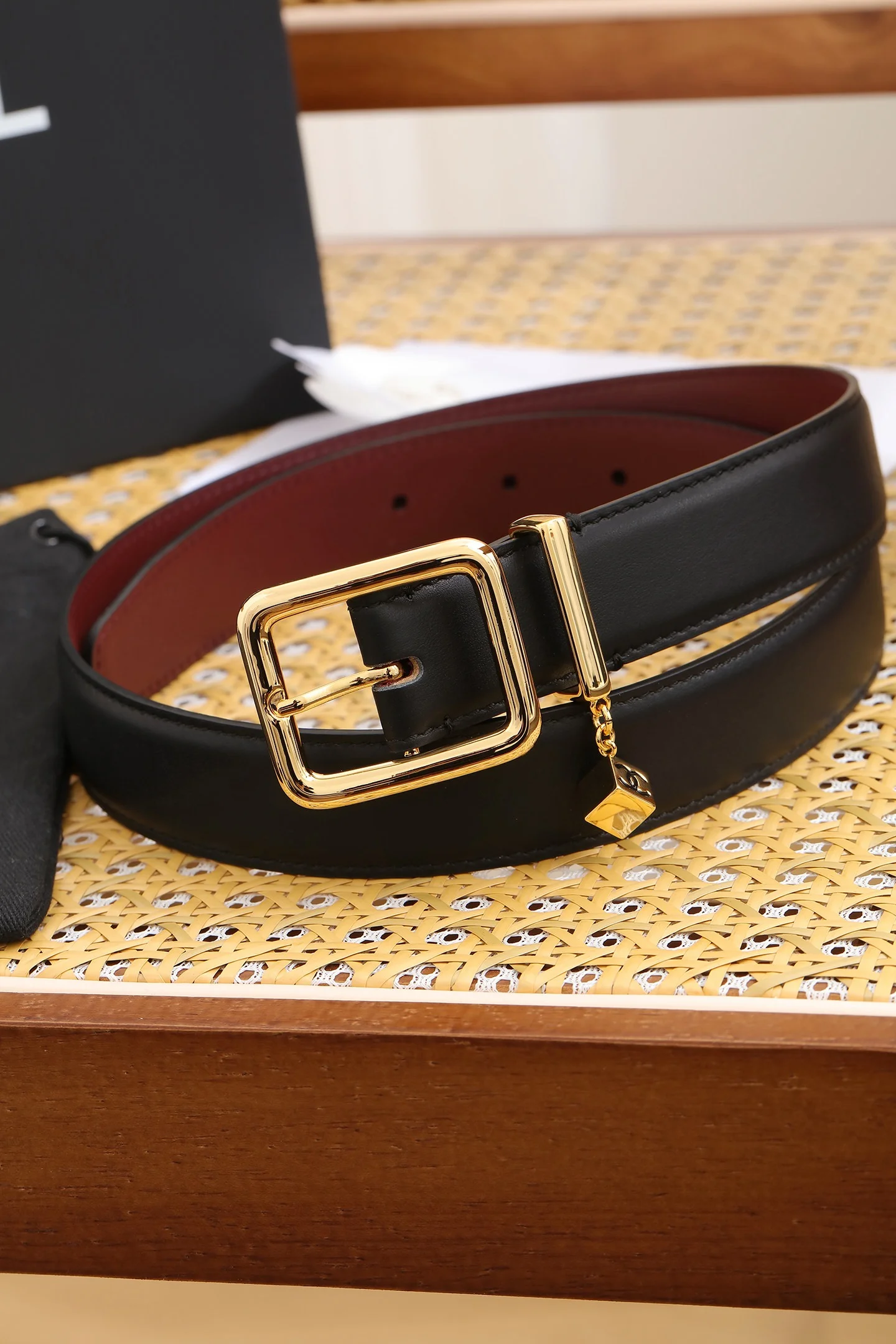 CHANEL Belts Black-Gold A80202609070448