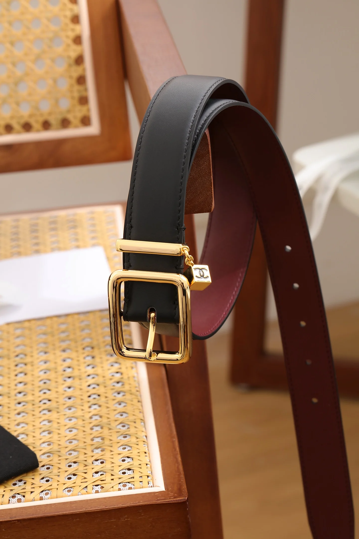 CHANEL Belts Black-Gold A80202609070448 - Image 3