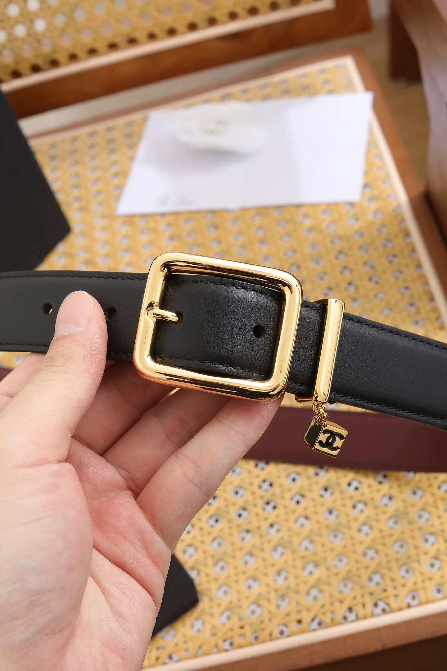 CHANEL Belts Black-Gold A80202609070448 - Image 9