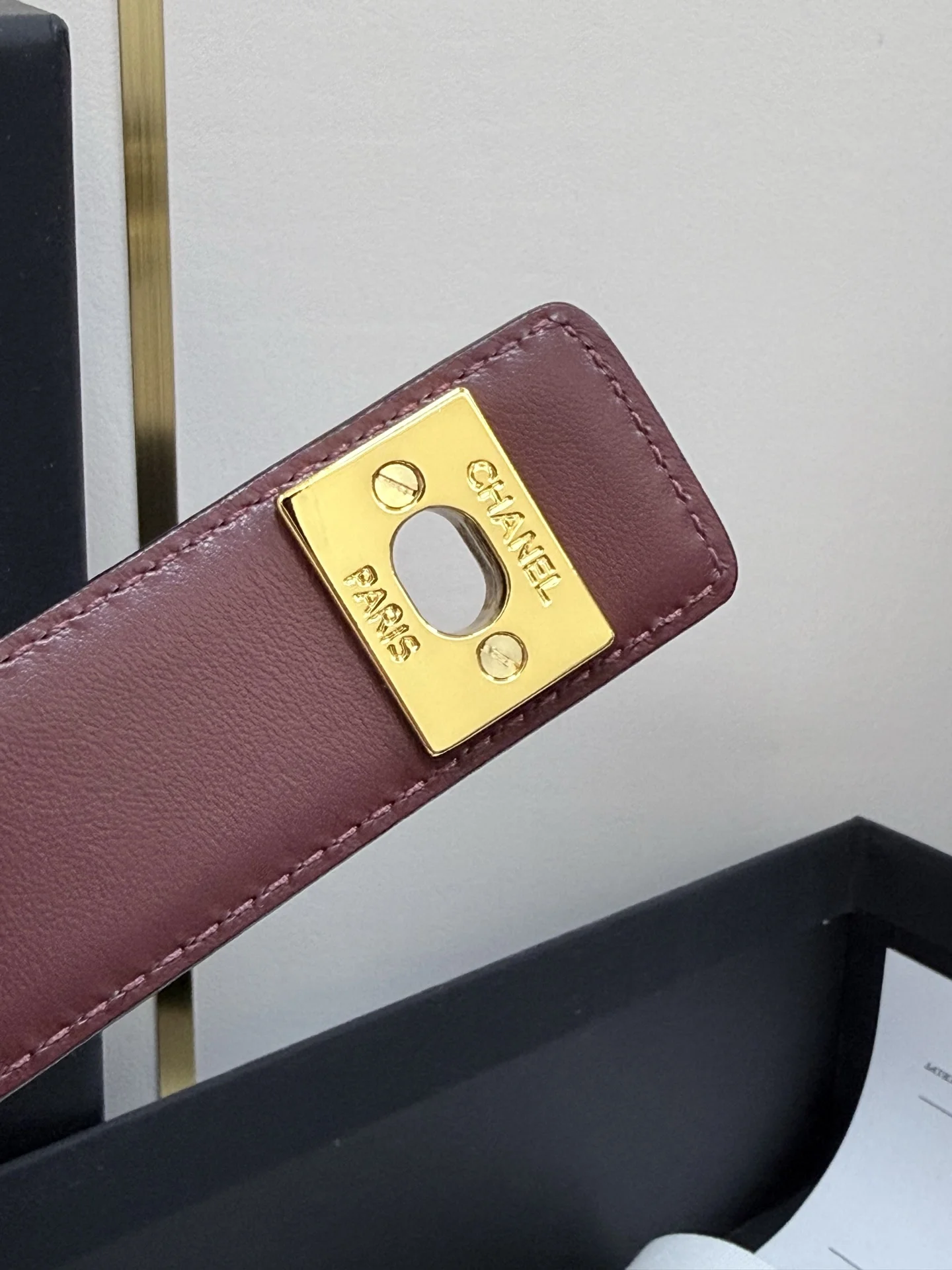 CHANEL Belts Black-Gold A90202609070493 - Image 8