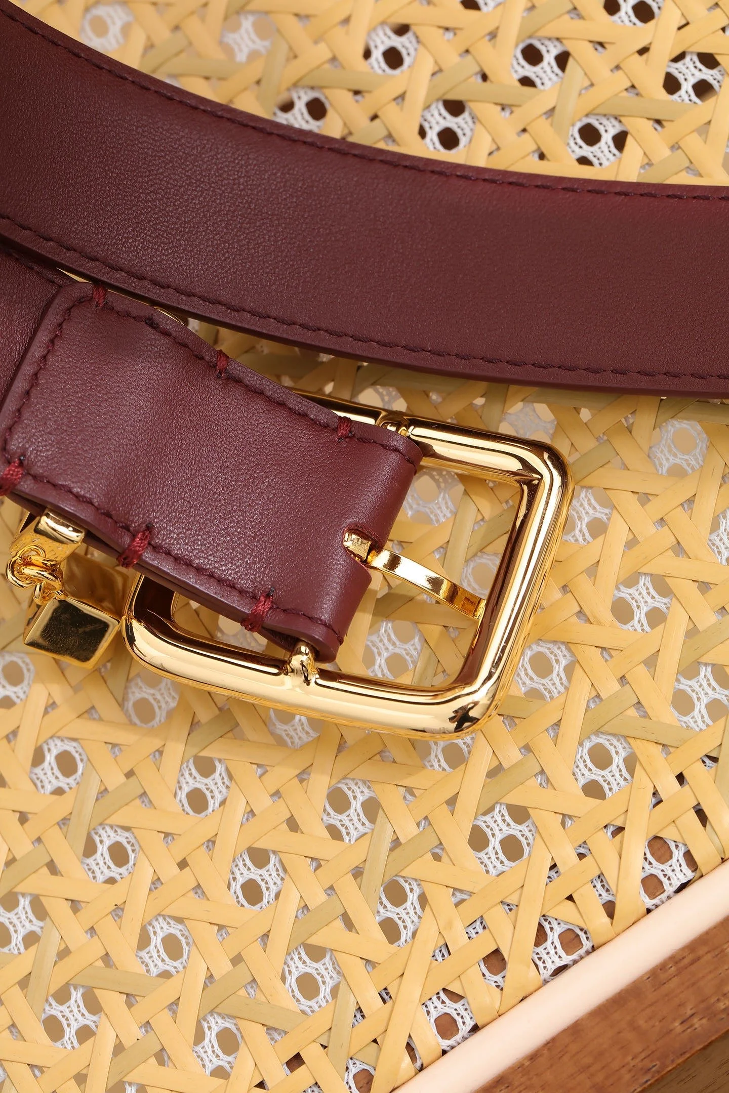CHANEL Belts Burgundy-Gold A80202609070450 - Image 5