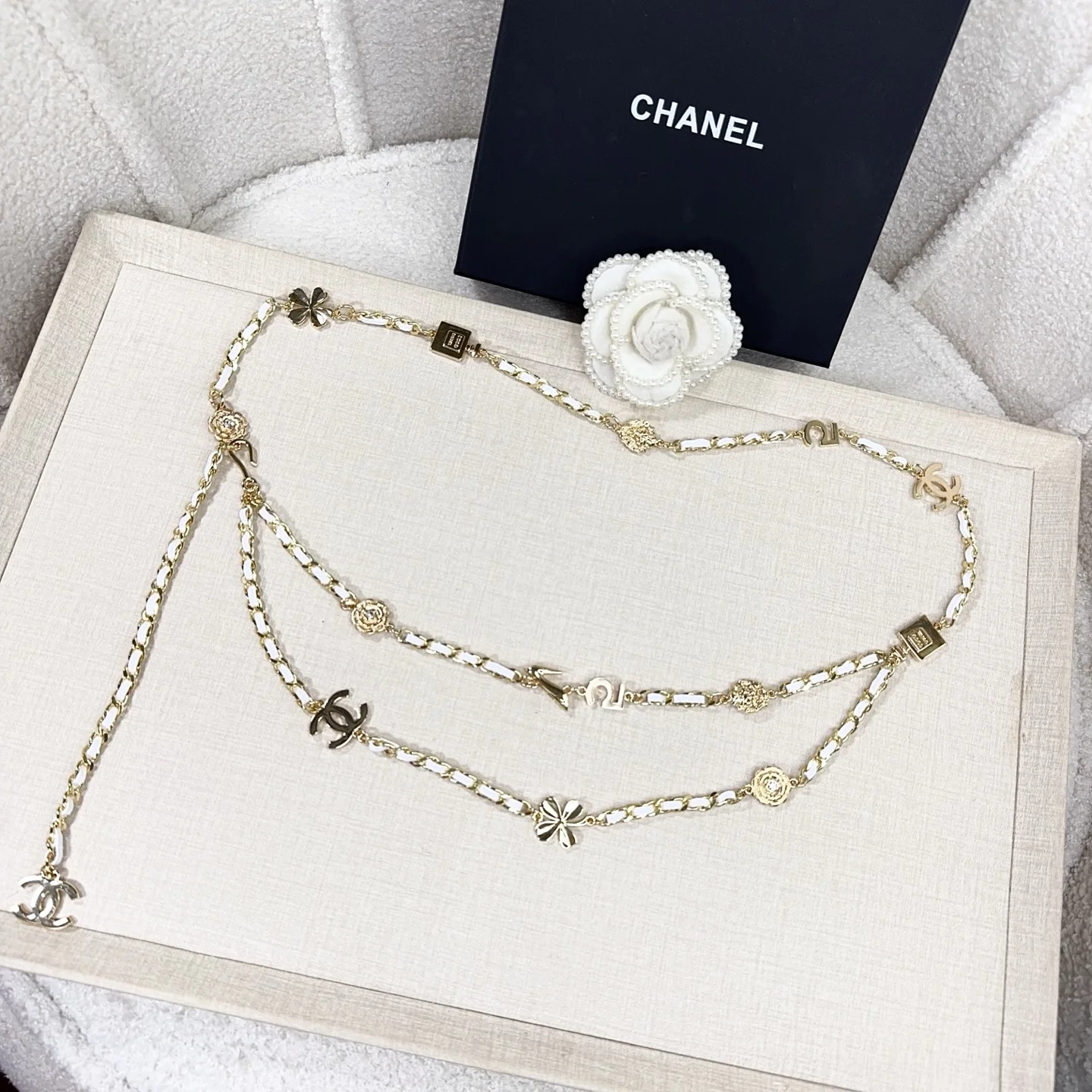 CHANEL Belts White-Gold B00202609070135