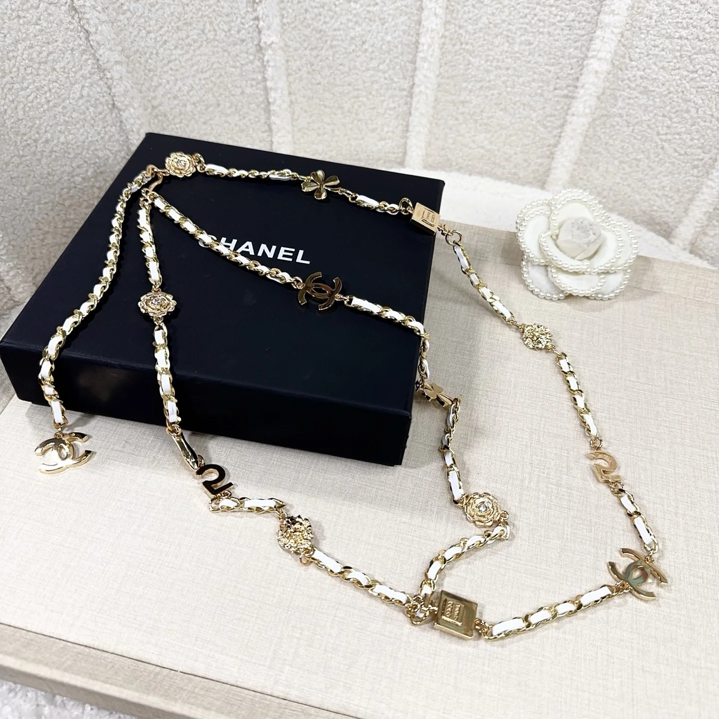 CHANEL Belts White-Gold B00202609070135 - Image 2