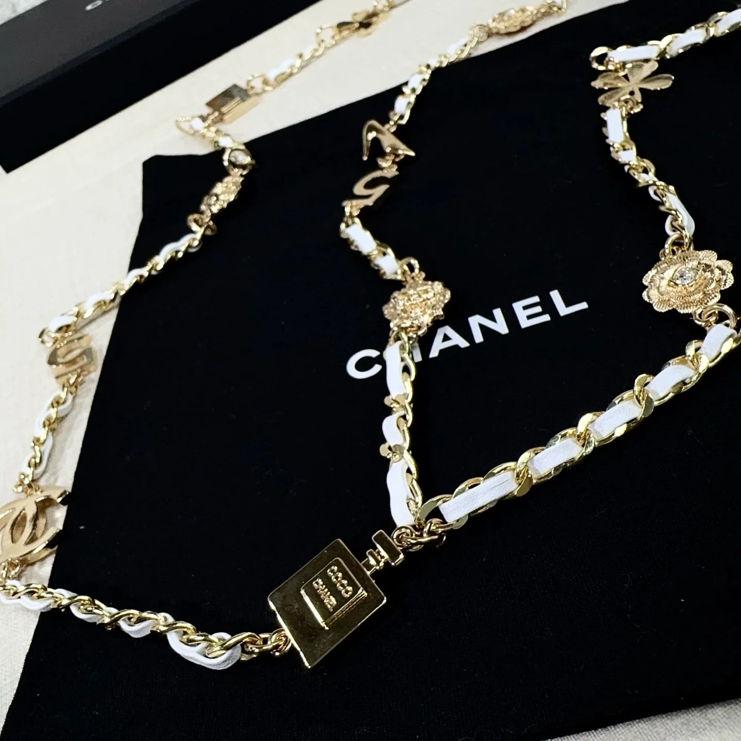 CHANEL Belts White-Gold B00202609070135 - Image 5