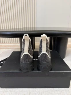 Alternative view of CHANEL Boots Lambskin Black-White EU35-40 C60202609111994