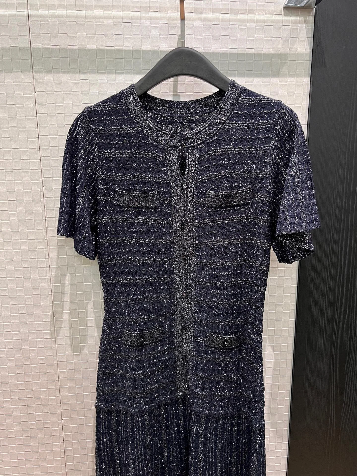 CHANEL Dresses Navy-Silver S-L C80202609061661 - Image 2