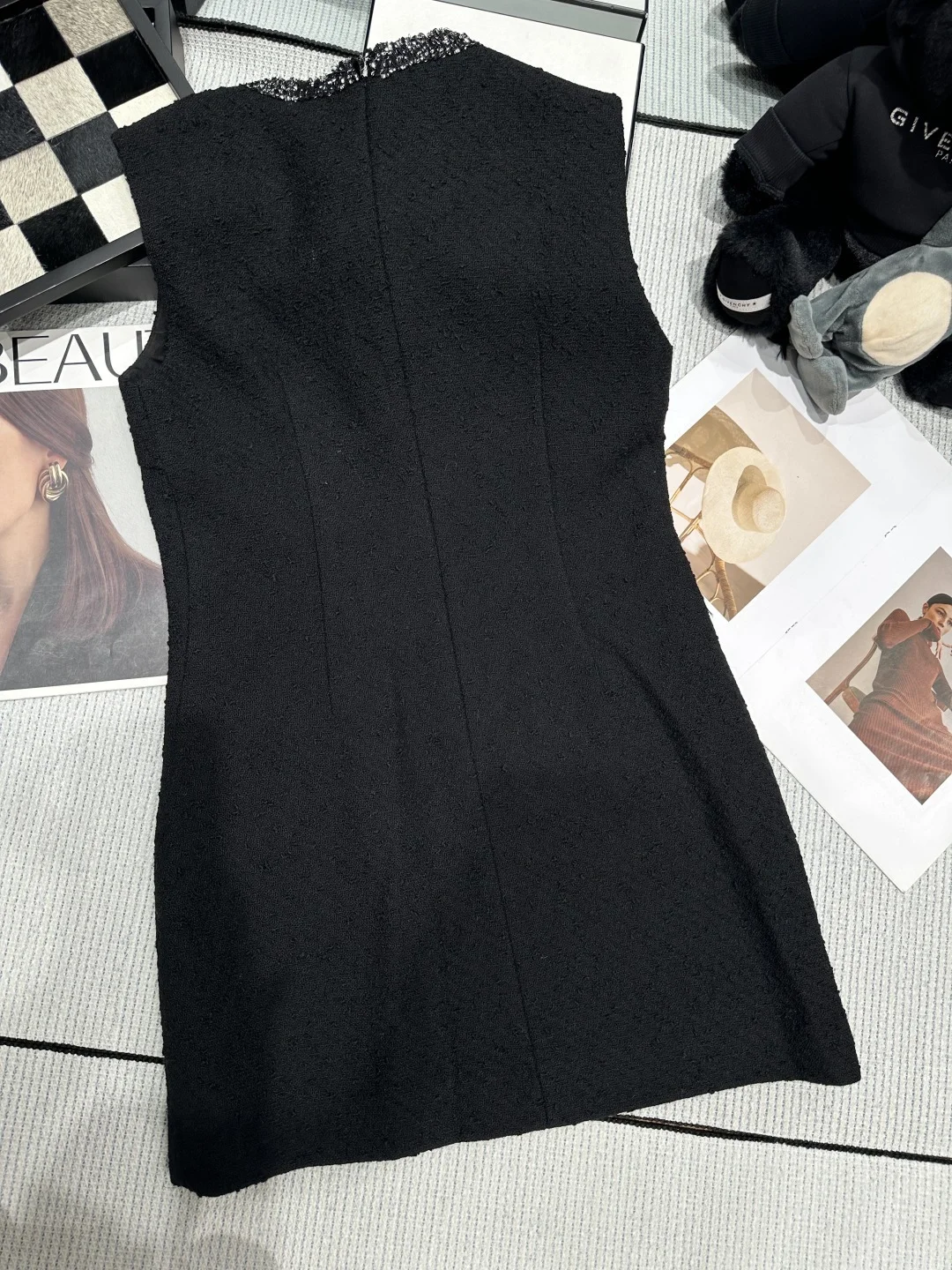 CHANEL Dresses Tweed Black-Silver S-M-L C55202609060334 - Image 7
