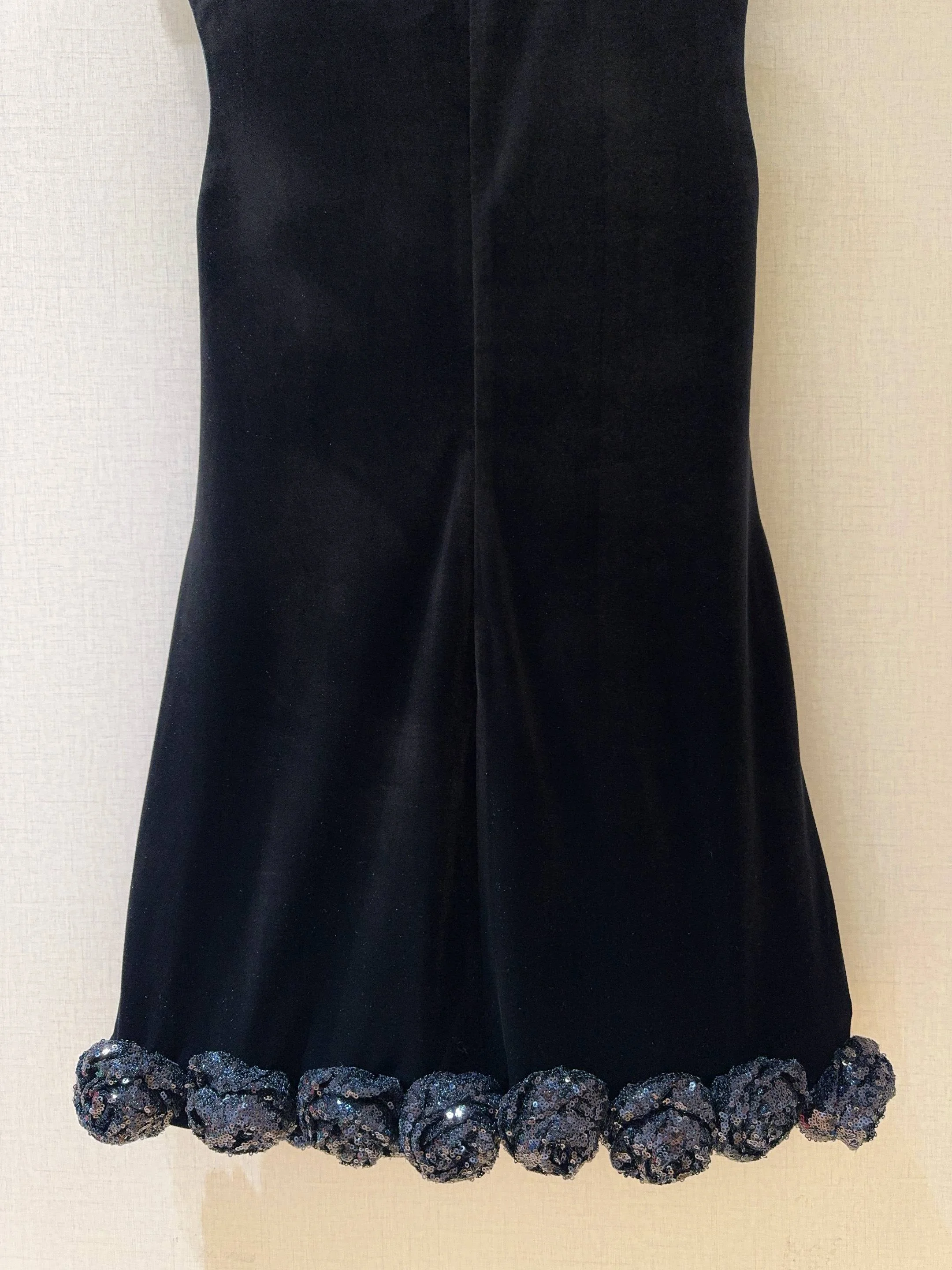 CHANEL Dresses Velvet Fabric Black S-XL C40202609060131 - Image 6