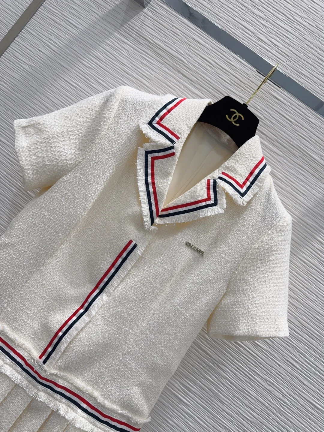 CHANEL Dresses White-Red-Blue S-L C45202609062881 - Image 2