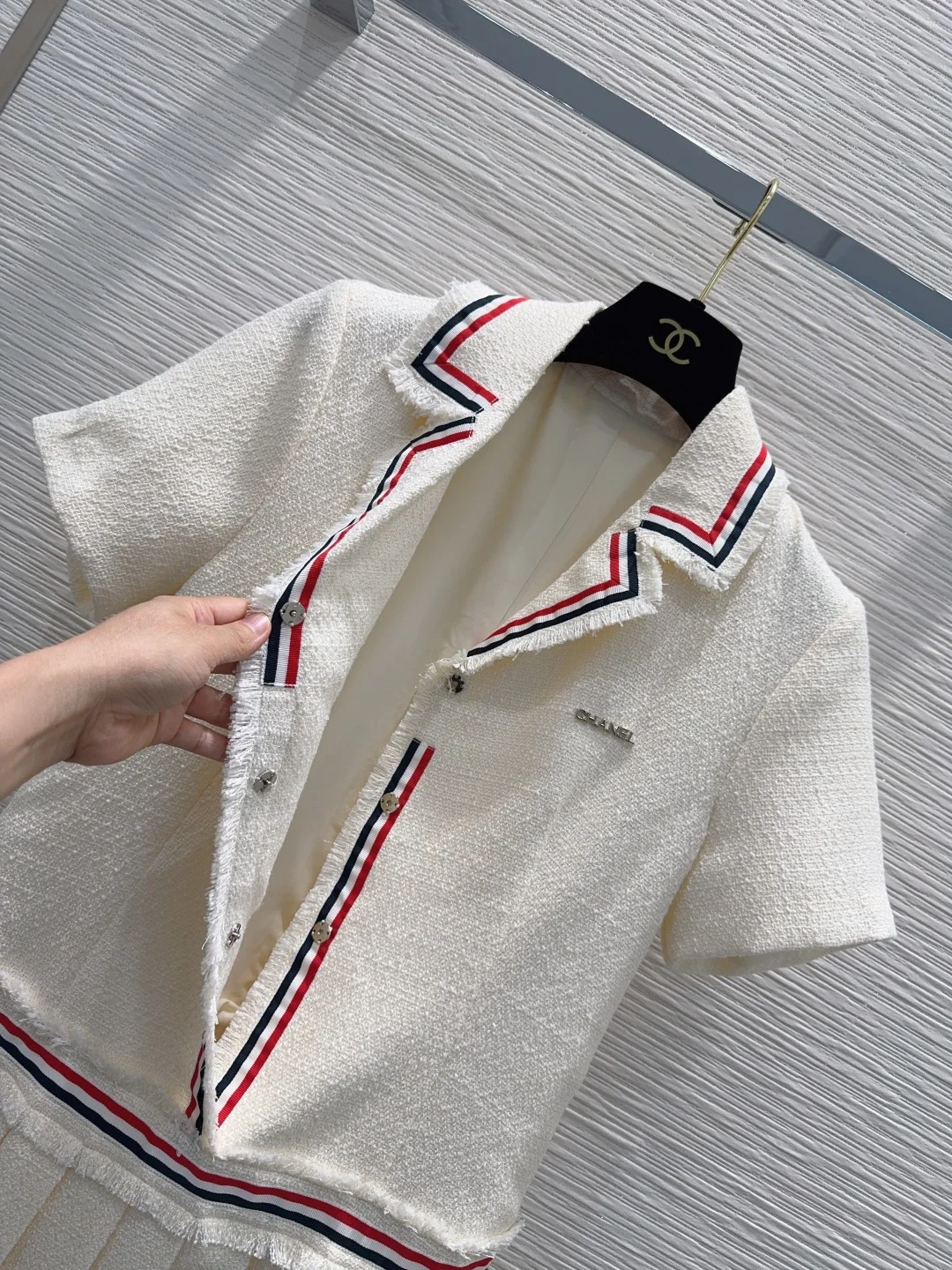 CHANEL Dresses White-Red-Blue S-L C45202609062881 - Image 8