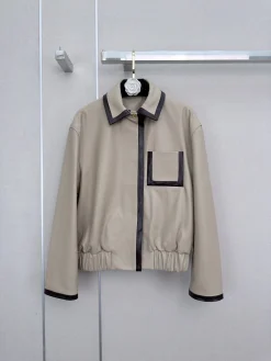 CHANEL Jackets Beige-Black S-L H20202609063472