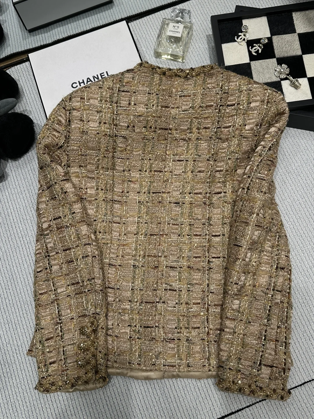 CHANEL Jackets Beige-Gold S-L E75202609061872 - Image 8
