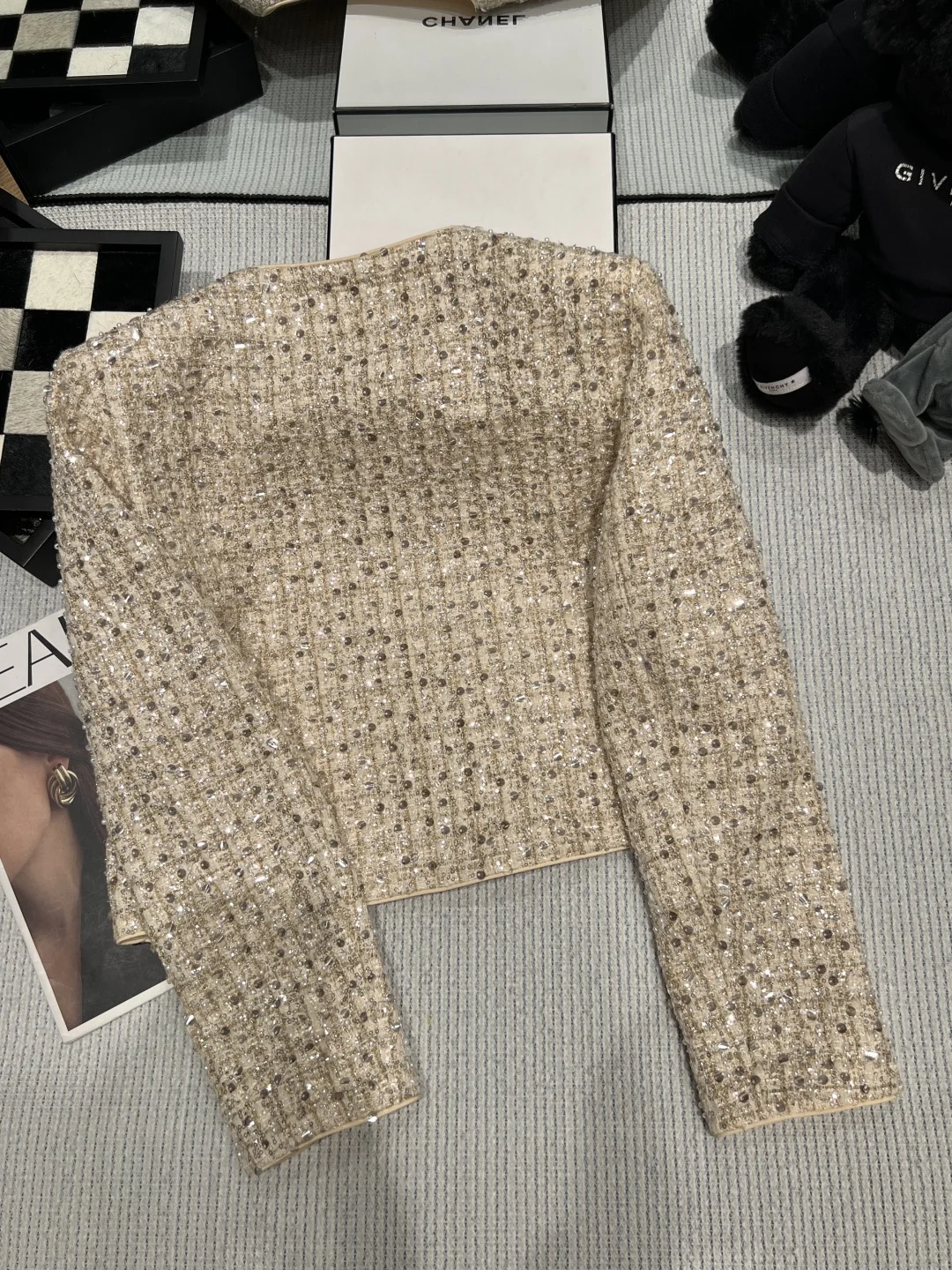 CHANEL Jackets Beige-Silver S-L C85202609061874 - Image 7
