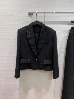 Alternative view of CHANEL Jackets Black-Gold S-L C10202609062806