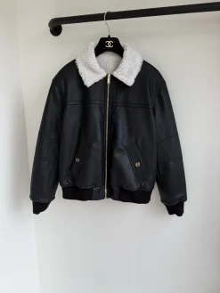 CHANEL Jackets Black-White S-L D90202609062859