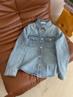 CHANEL Jackets Blue-Gold S-L B55202609061385
