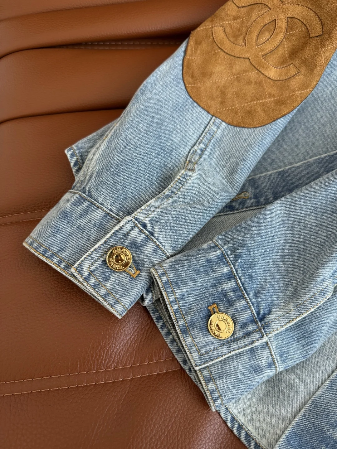 CHANEL Jackets Blue-Gold S-L B55202609061385 - Image 7