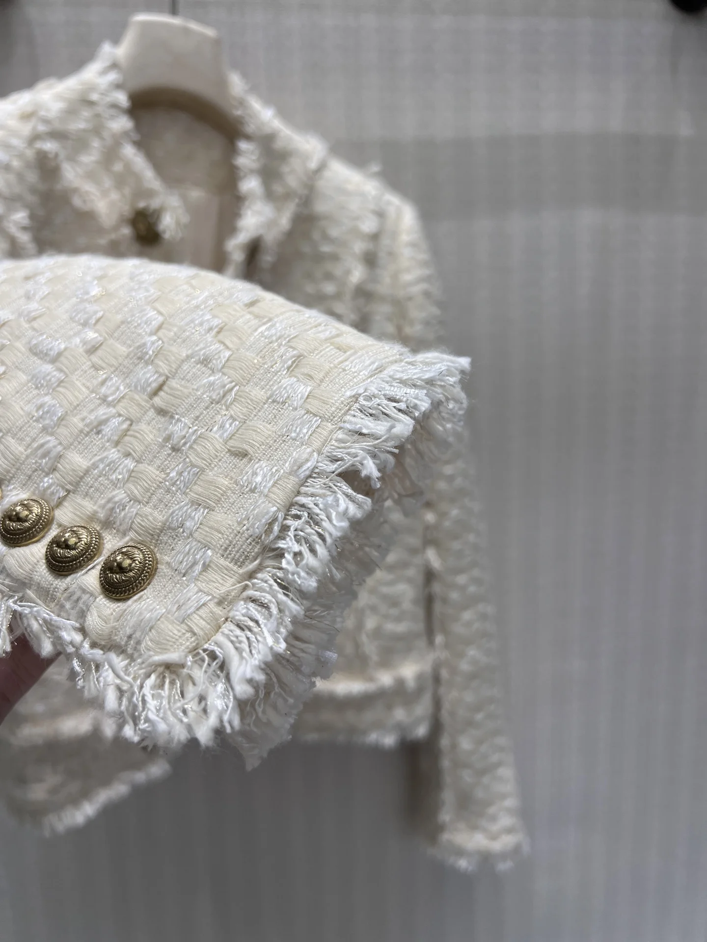 CHANEL Jackets Cream-Gold S-L D35202609062519 - Image 8
