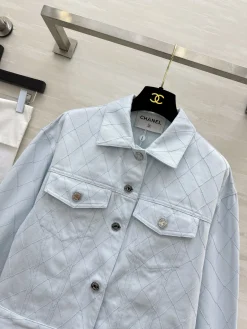 Alternative view of CHANEL Jackets Denim Light Blue S_M_L C25202609062632