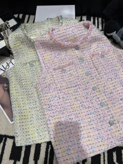 CHANEL Jackets Pink-Yellow S-L B40202609063064