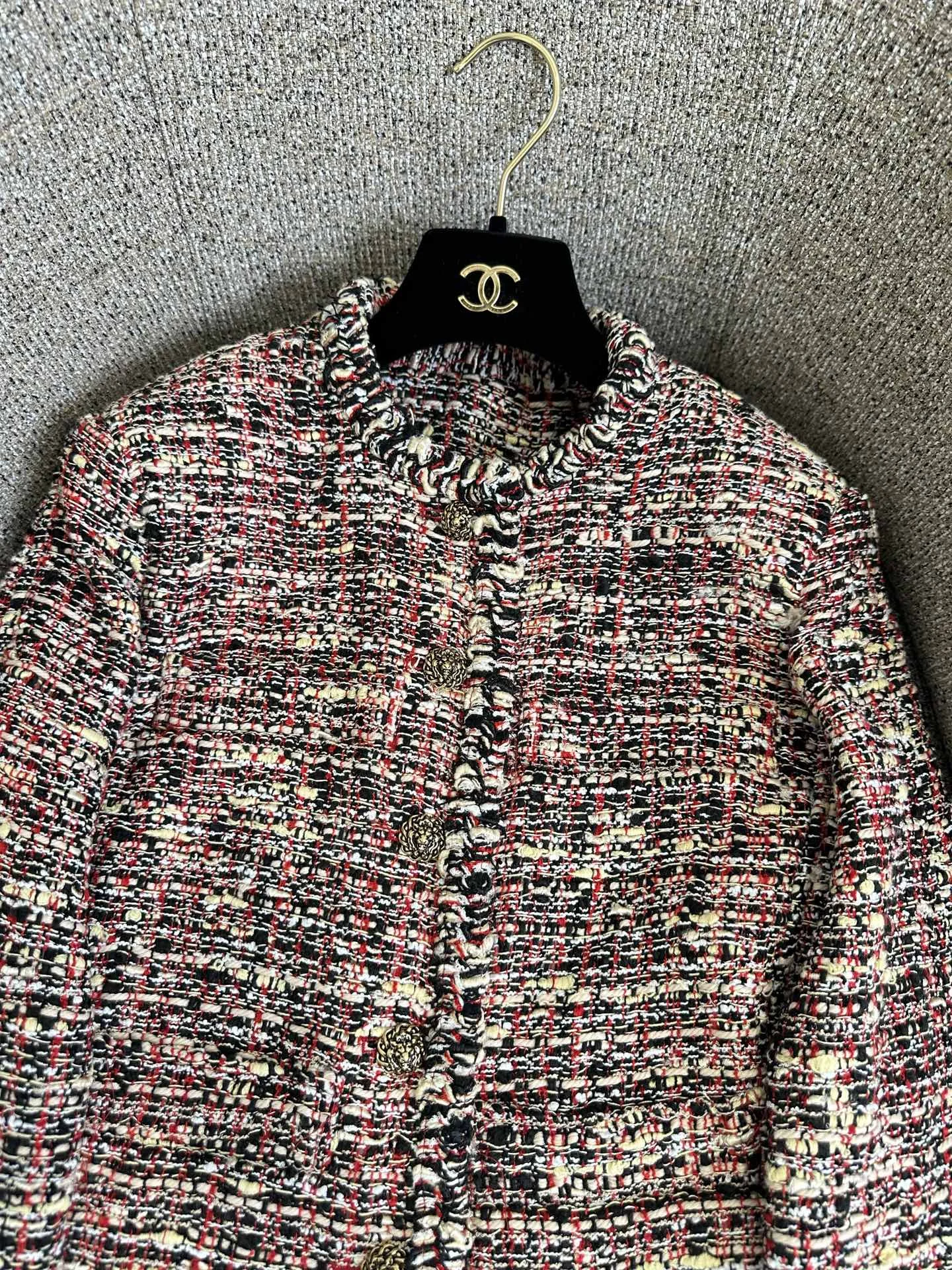 CHANEL Jackets Tweed Black-Red-White S_M_L D75202609062775 - Image 5