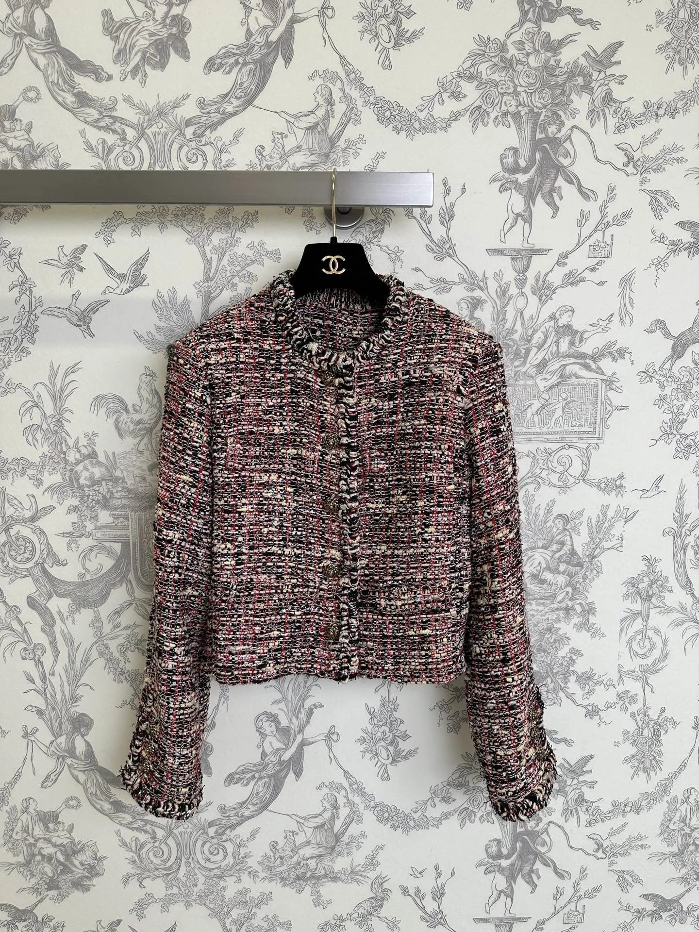 CHANEL Jackets Tweed Black-Red-White S_M_L D75202609062775 - Image 8