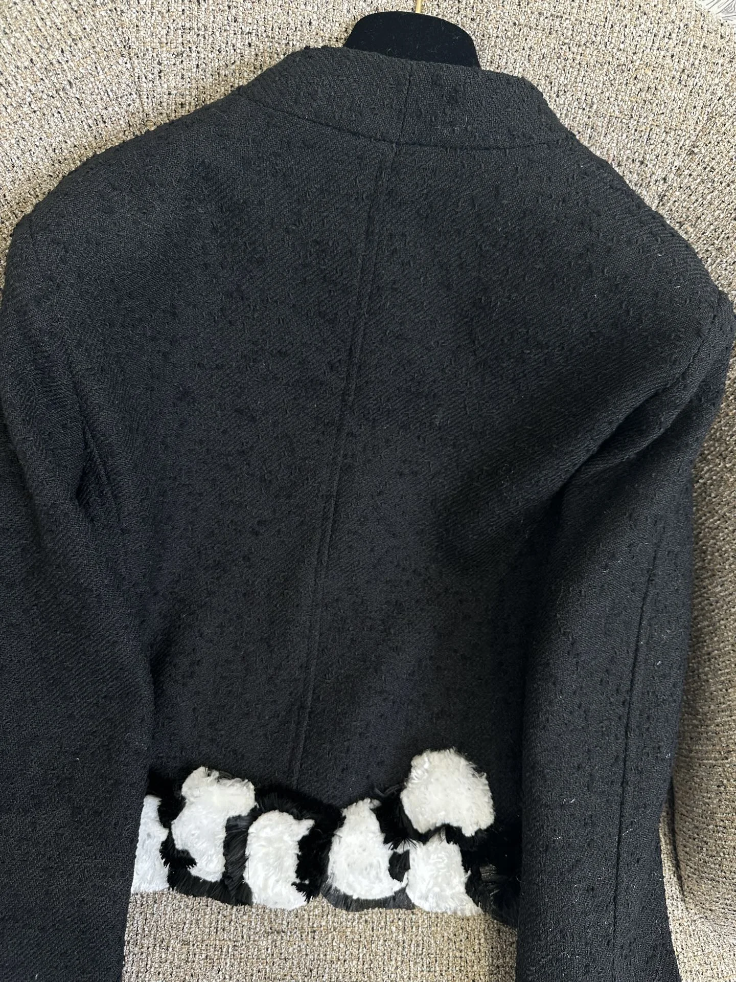 CHANEL Jackets Tweed Black-White S-L F75202609062776 - Image 8