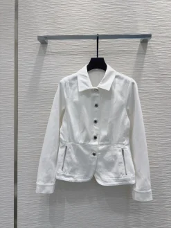 CHANEL Jackets White-Silver S-XL C15202609062929