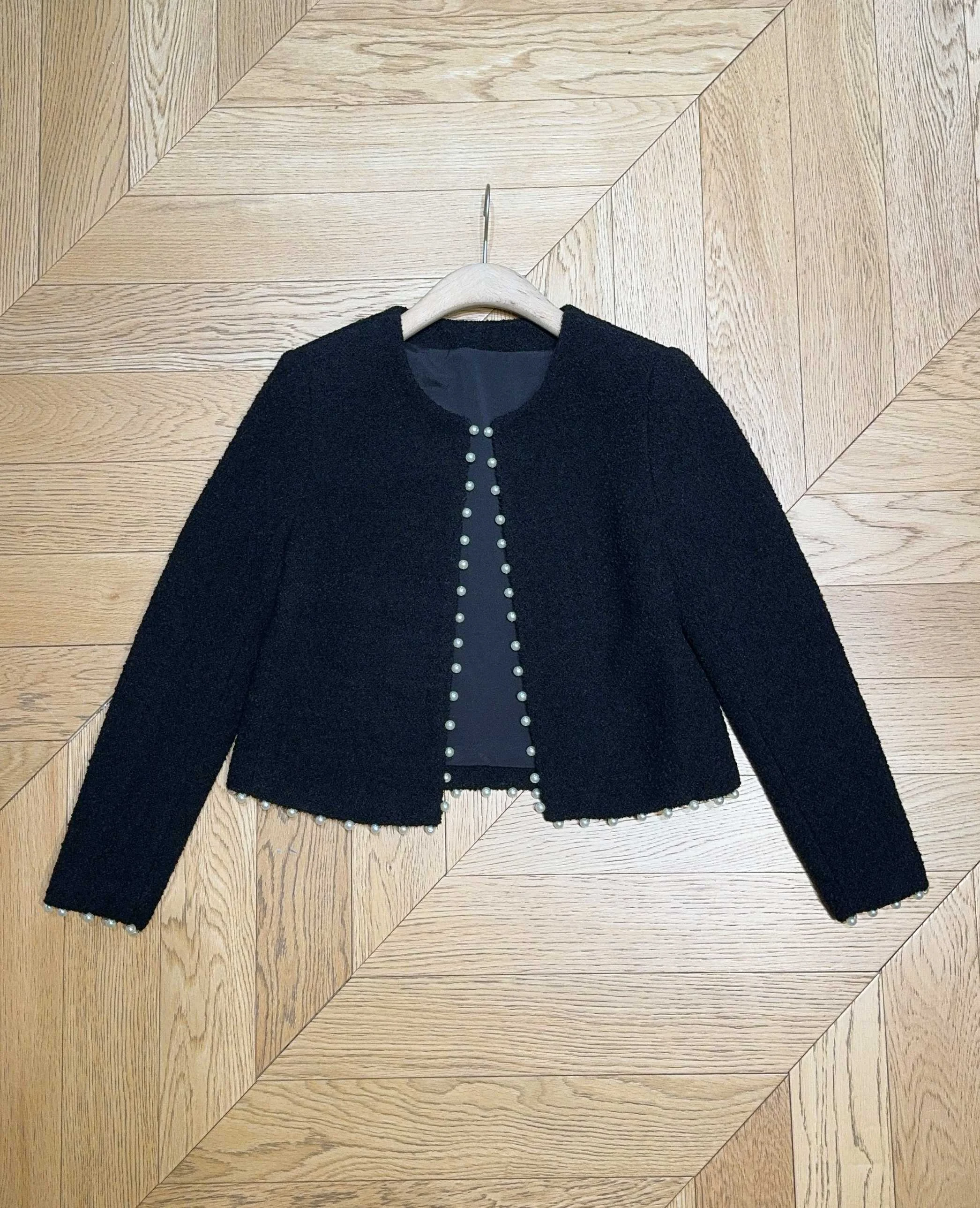 CHANEL Jackets Wool Blend Black-White S-XL B80202609060096 - Image 8