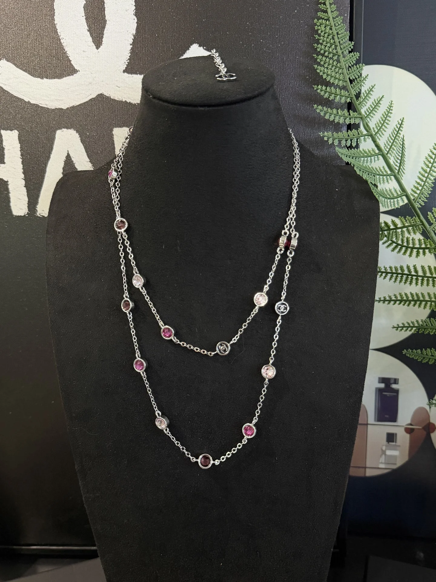 CHANEL Necklaces Diamond Enamel One Size I0202609070018 - Image 2