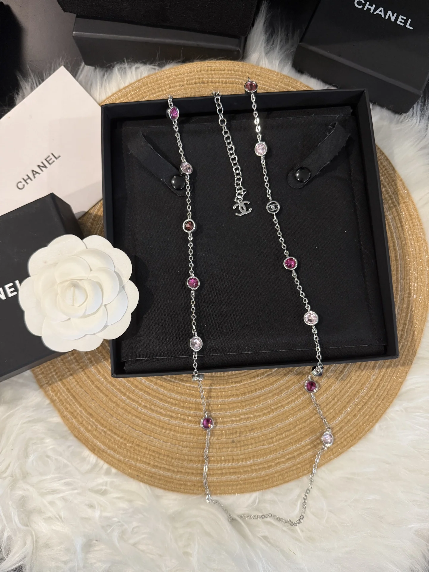 CHANEL Necklaces Diamond Enamel One Size I0202609070018 - Image 5