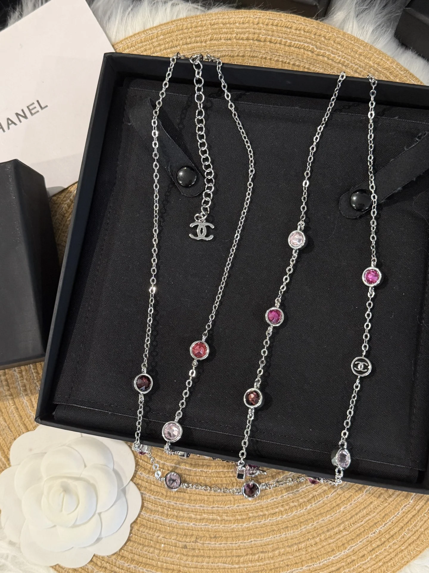 CHANEL Necklaces Diamond Enamel One Size I0202609070018 - Image 6