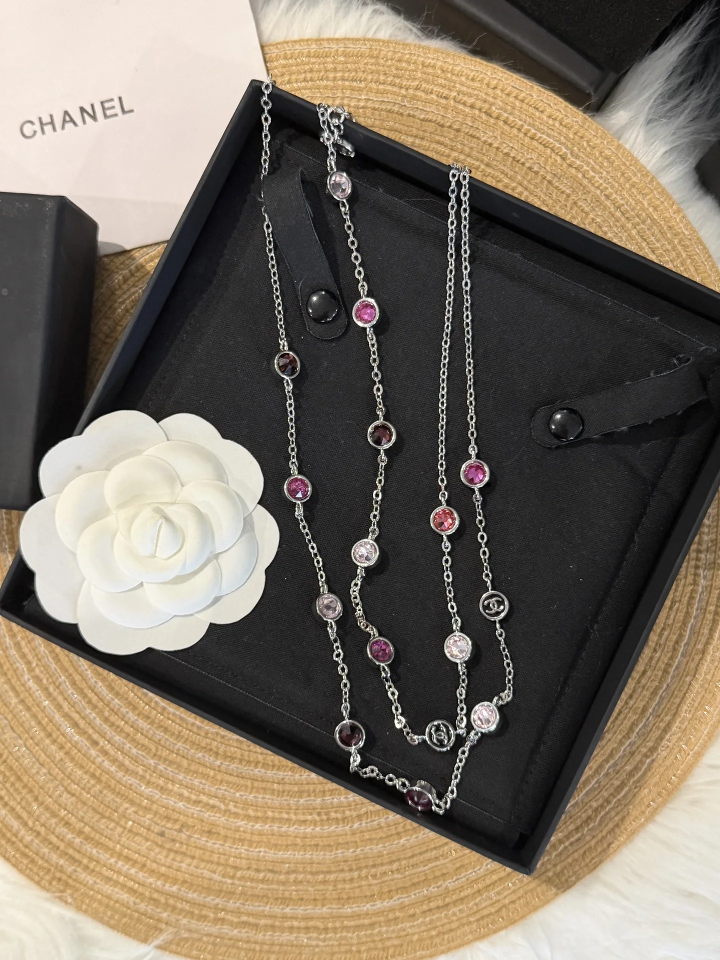 CHANEL Necklaces Diamond Enamel One Size I0202609070018 - Image 7