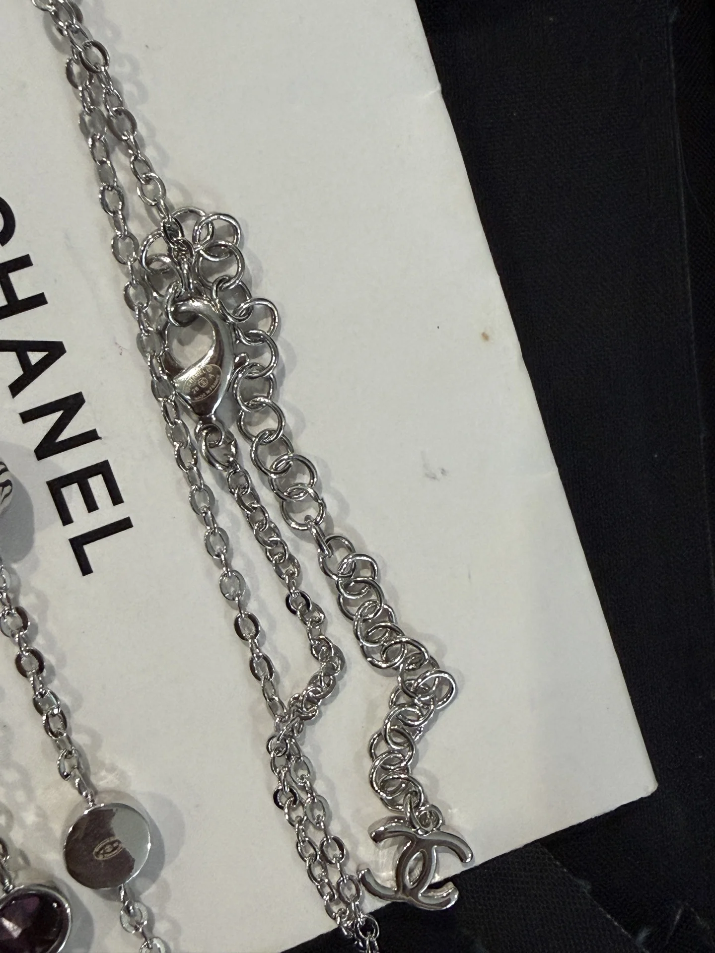 CHANEL Necklaces Diamond Enamel One Size I0202609070018 - Image 9