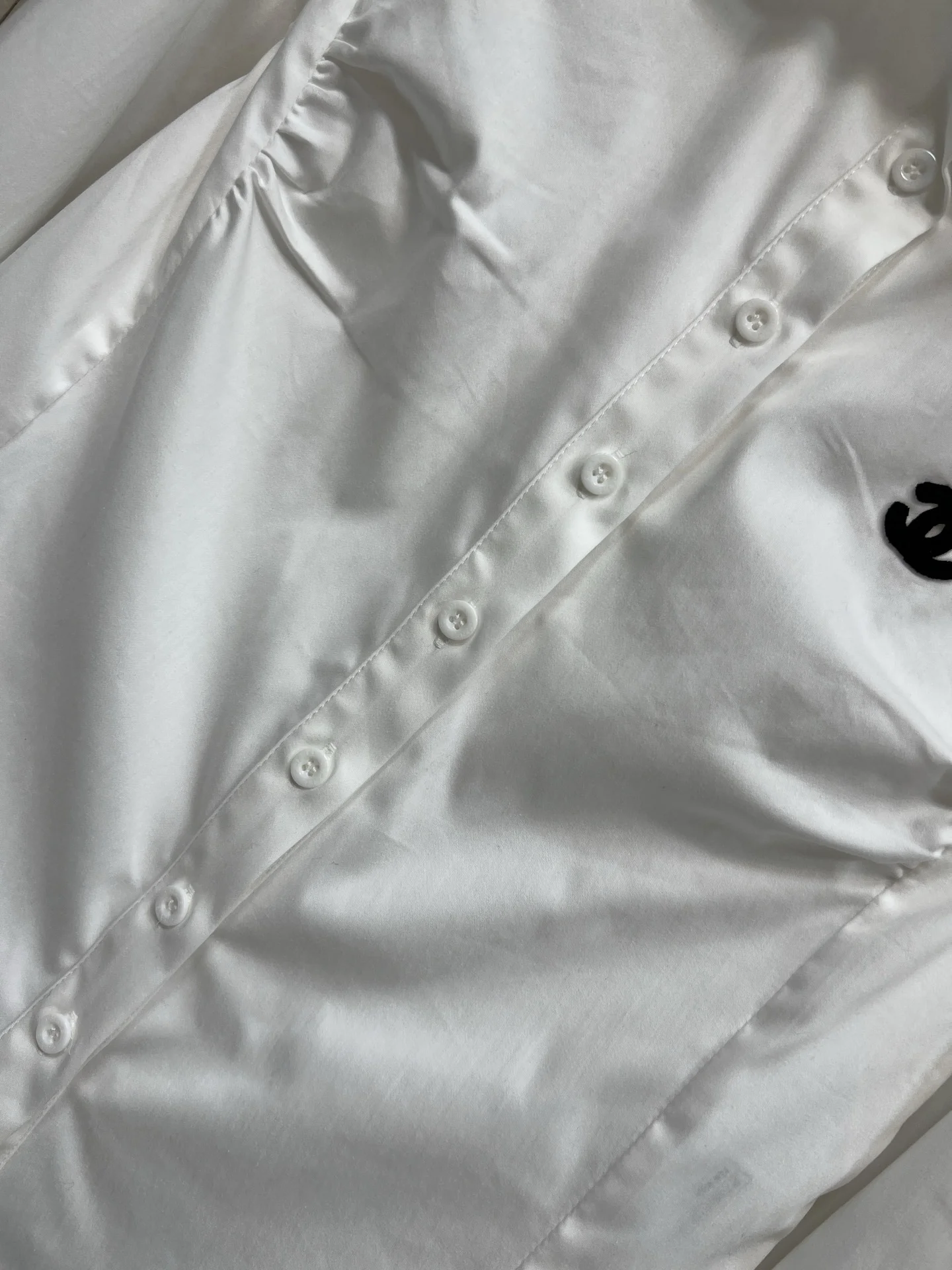 CHANEL Shirts Cotton Blend White-Black S-M-L B55202609061614 - Image 3