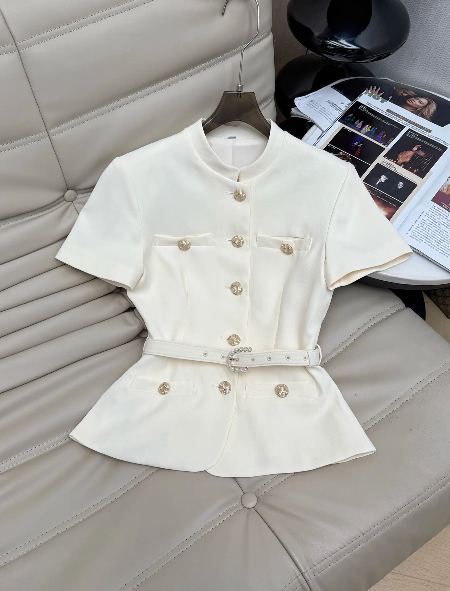 CHANEL Skirts White-Gold S-L C70202609060245 - Image 2