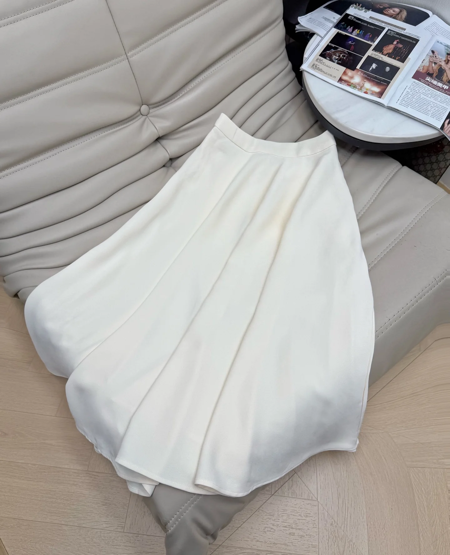 CHANEL Skirts White-Gold S-L C70202609060245 - Image 8