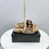 CHANEL Slides Wool Beige-Black EU35-39 B60202609110592