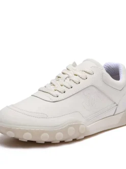 CHANEL Sneakers Leather TPU White EU35-41 B60202609110567