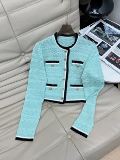 Alternative view of CHANEL Suits Aqua-Black-Gold S-L B30202609063165