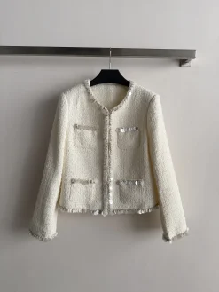 Alternative view of CHANEL Suits Cream-Silver S-L E25202609061570