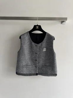 Alternative view of CHANEL Suits Gray-Black S-L C95202609063011