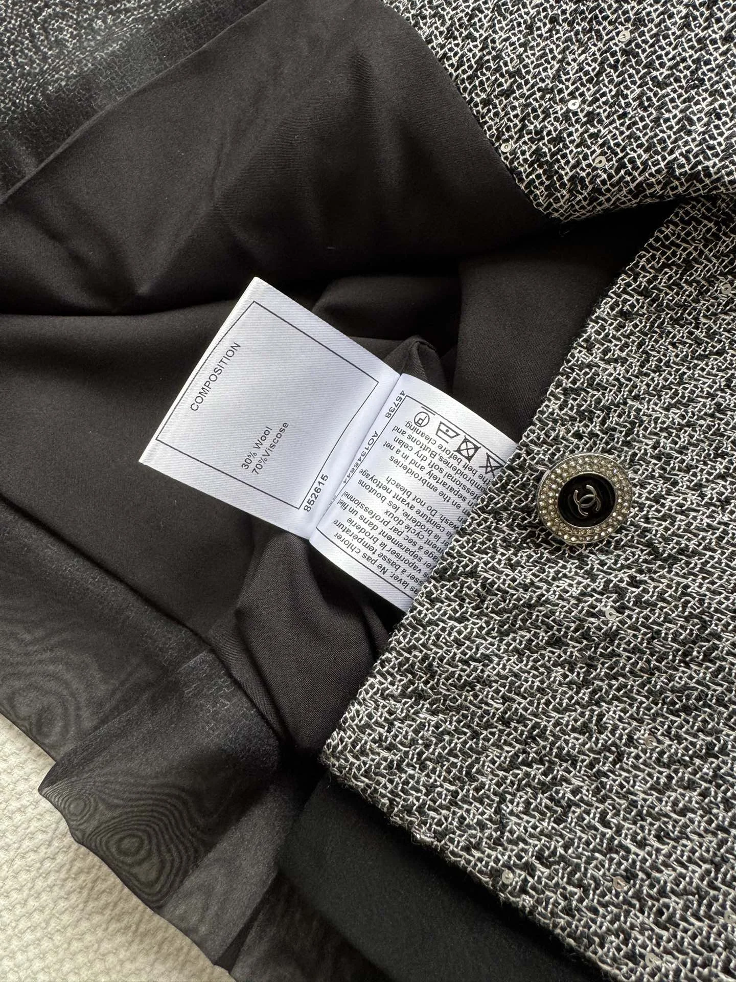 CHANEL Suits Gray-Black S-L C95202609063011 - Image 9