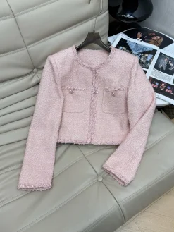 Alternative view of CHANEL Suits Tweed Pink S-M-L E70202609060257