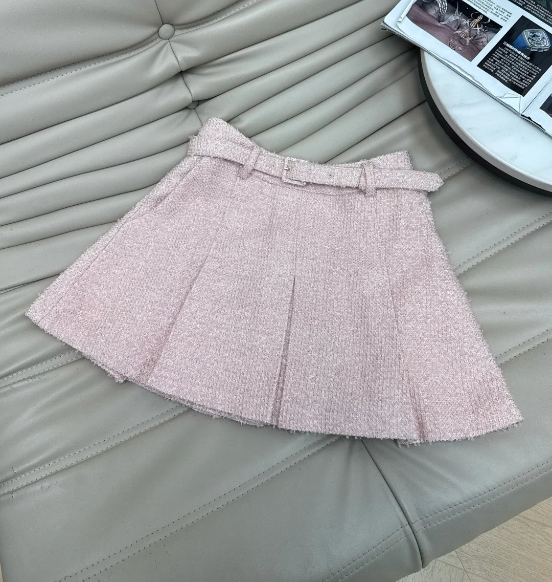 CHANEL Suits Tweed Pink S-M-L E70202609060257 - Image 8