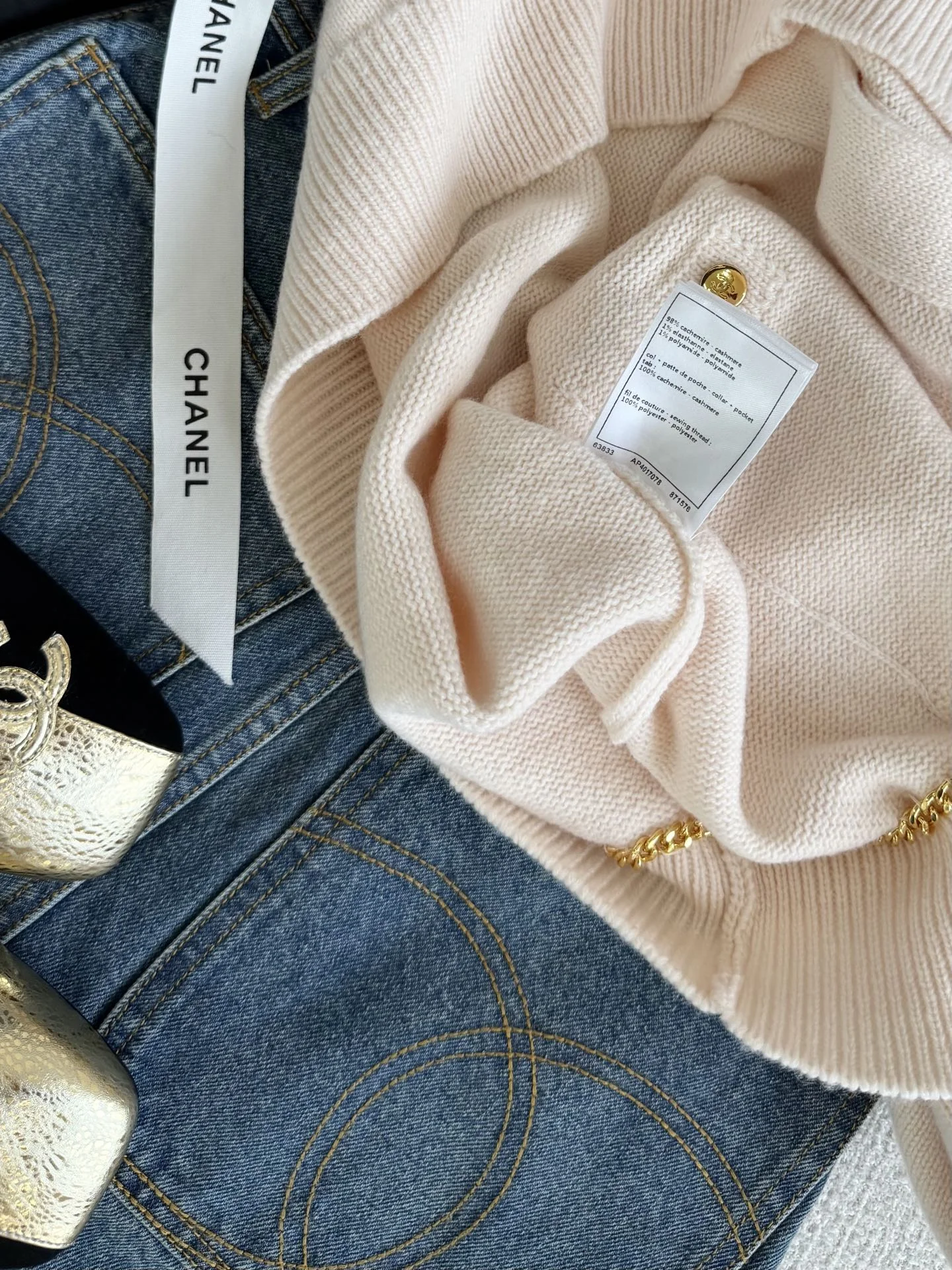 CHANEL Sweaters Beige-Gold S-L E05202609061059 - Image 7