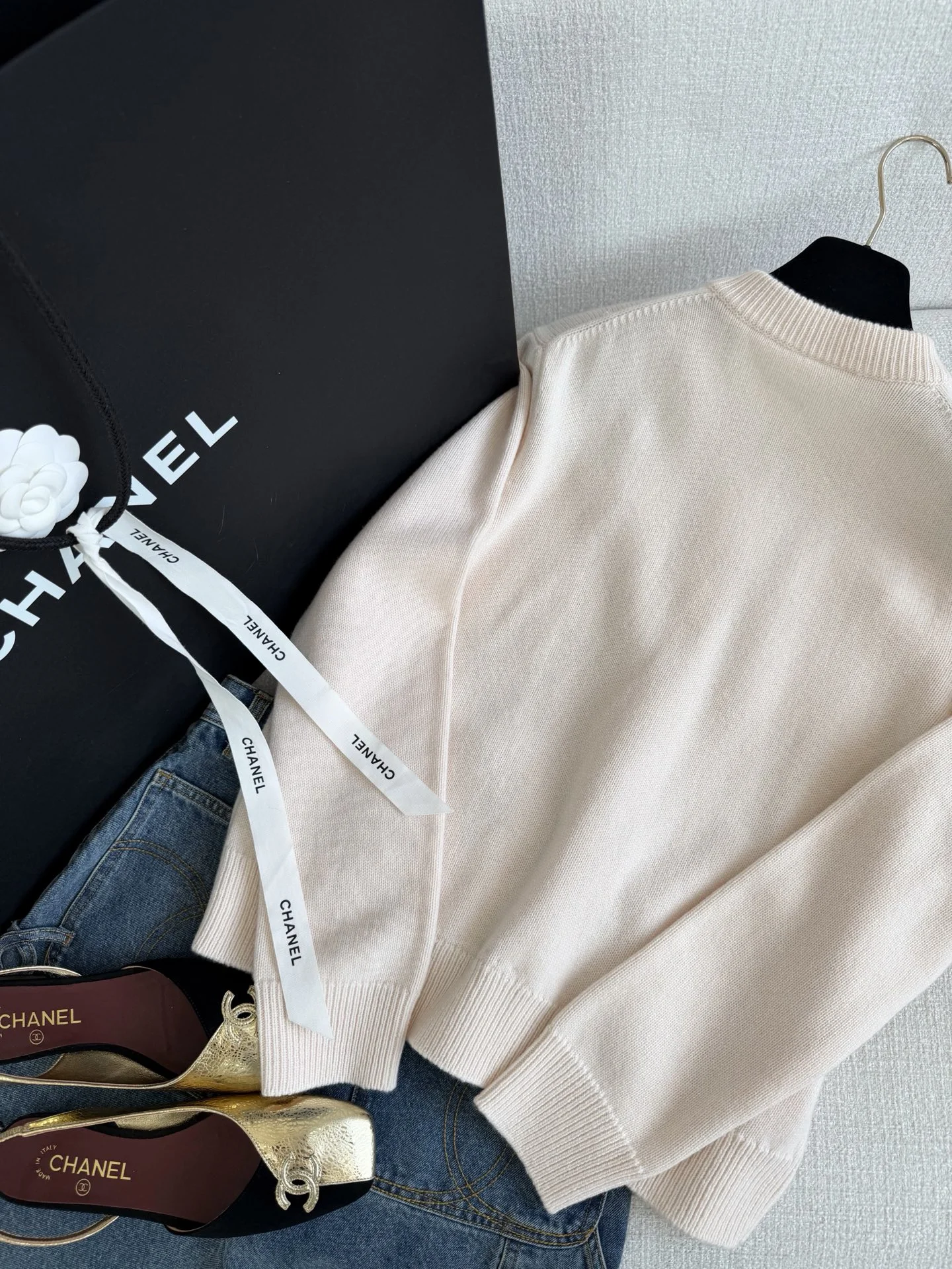CHANEL Sweaters Beige-Gold S-L E05202609061059 - Image 8