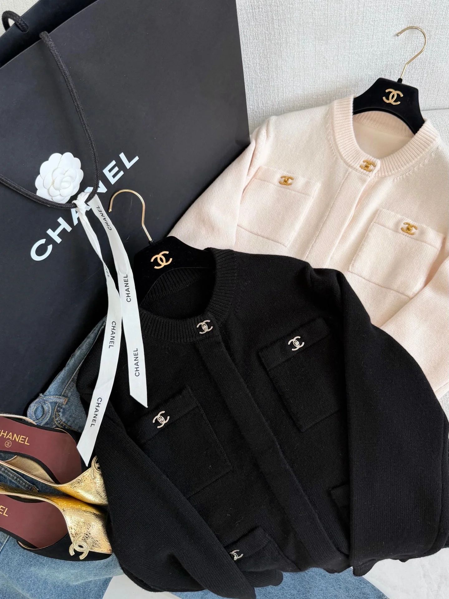 CHANEL Sweaters Beige-Gold S-L E05202609061059 - Image 9