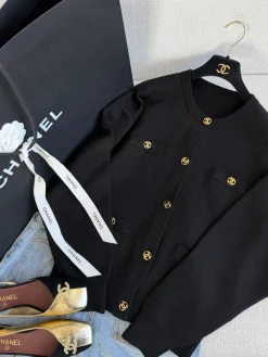 Alternative view of CHANEL Sweaters Black-Beige S-L D25202609062340