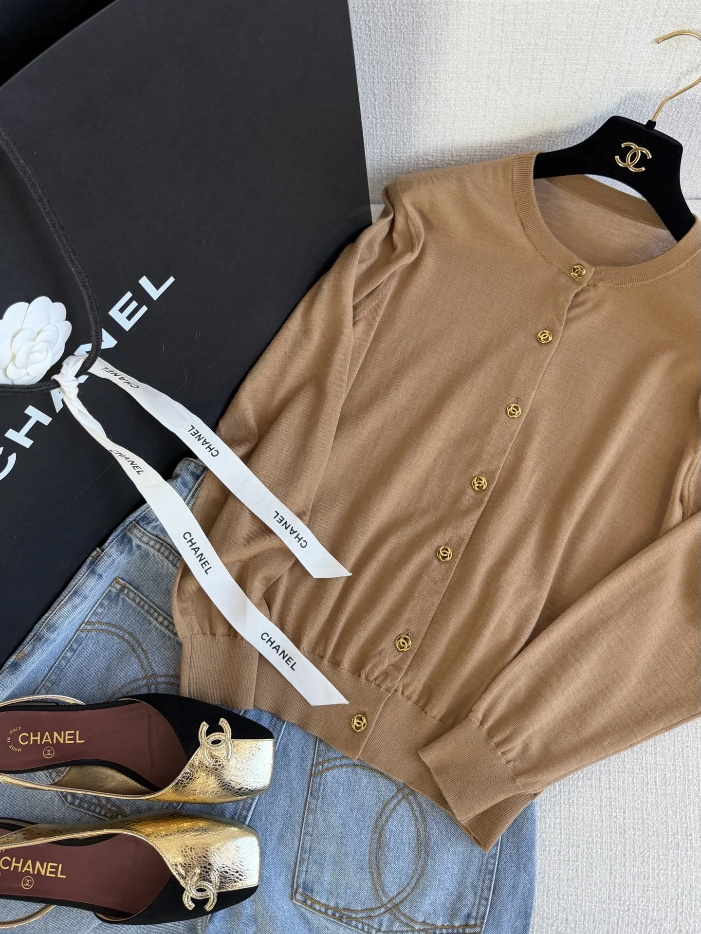 CHANEL Sweaters Black-Brown S-L C75202609062342 - Image 2
